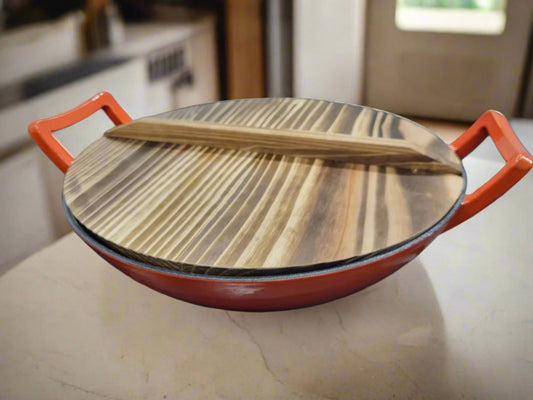 Cast Iron Wok Set