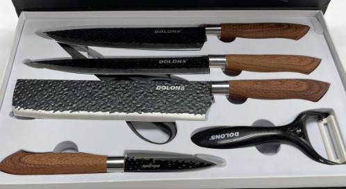 6pc Stainless Steel Knife Set