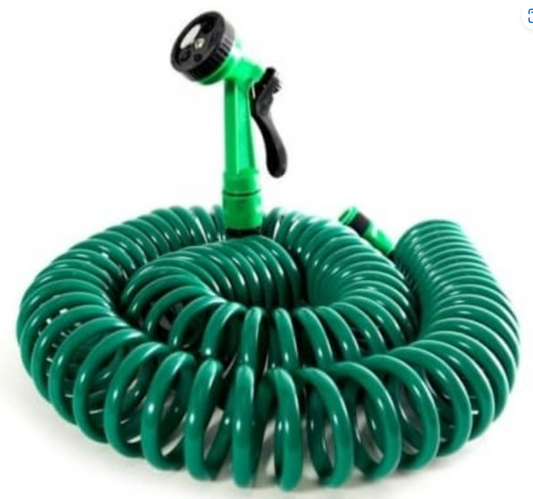 Garden 15m Spiral Hose Set