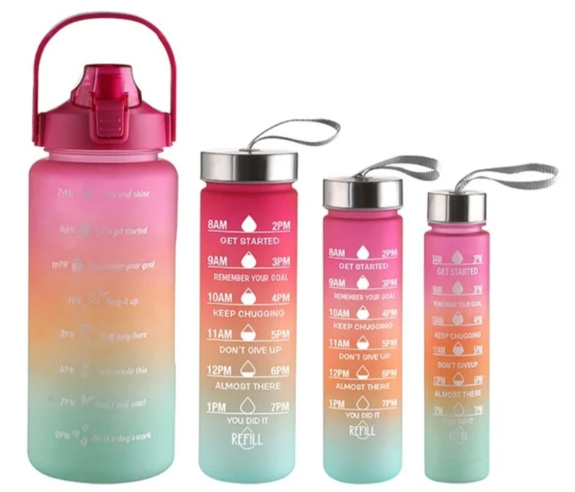 500ml Vacuum Thermos Flask With 3 Cups Set with Free 3 Water Bottle Sets