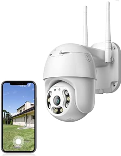 5MP - Color IR Night Vision & IP66 Weatherproof Smart WiFi Camera